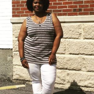 Lane Bryant Cross cross Livi sweater tank